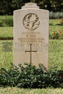 BEIRUT WAR CEMETERY - FAIR, M